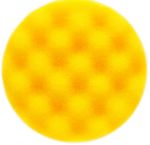 Желтый поролоновый полировальный диск 85 мм, рельефный, 2 шт/уп MIRKA 7993408521