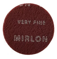 Шлифовальный войлок Mirlon • 150 мм, VF 360, красный (10 шт.) MIRKA 8024101037