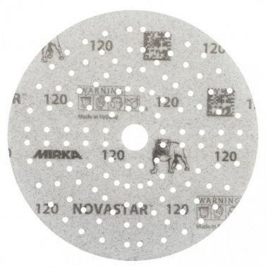 Шлифовальный диск на пленочной основе NOVASTAR 150мм 121 отв 120 MIRKA FG6CH09912 ― MIRKA