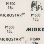 Шлифовальный материал на плёночной синтетической основе липучка MICROSTAR 150 мм 15 отверстий P1200 MIRKA FM61105093