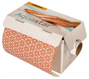 Шлифовальный материал на плёночной синтетической основе AQUASTAR 115x140 мм P800, рулон с перф., уп 100 шт. MIRKA FW13009981 ― MIRKA