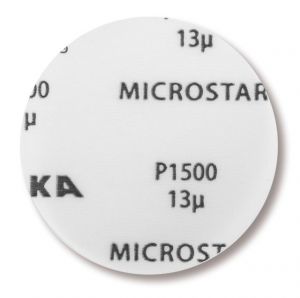 Шлифовальный материал на плёночной синтетической основе липучка MICROSTAR 77 мм P1500 MIRKA FM6JT05094 ― MIRKA